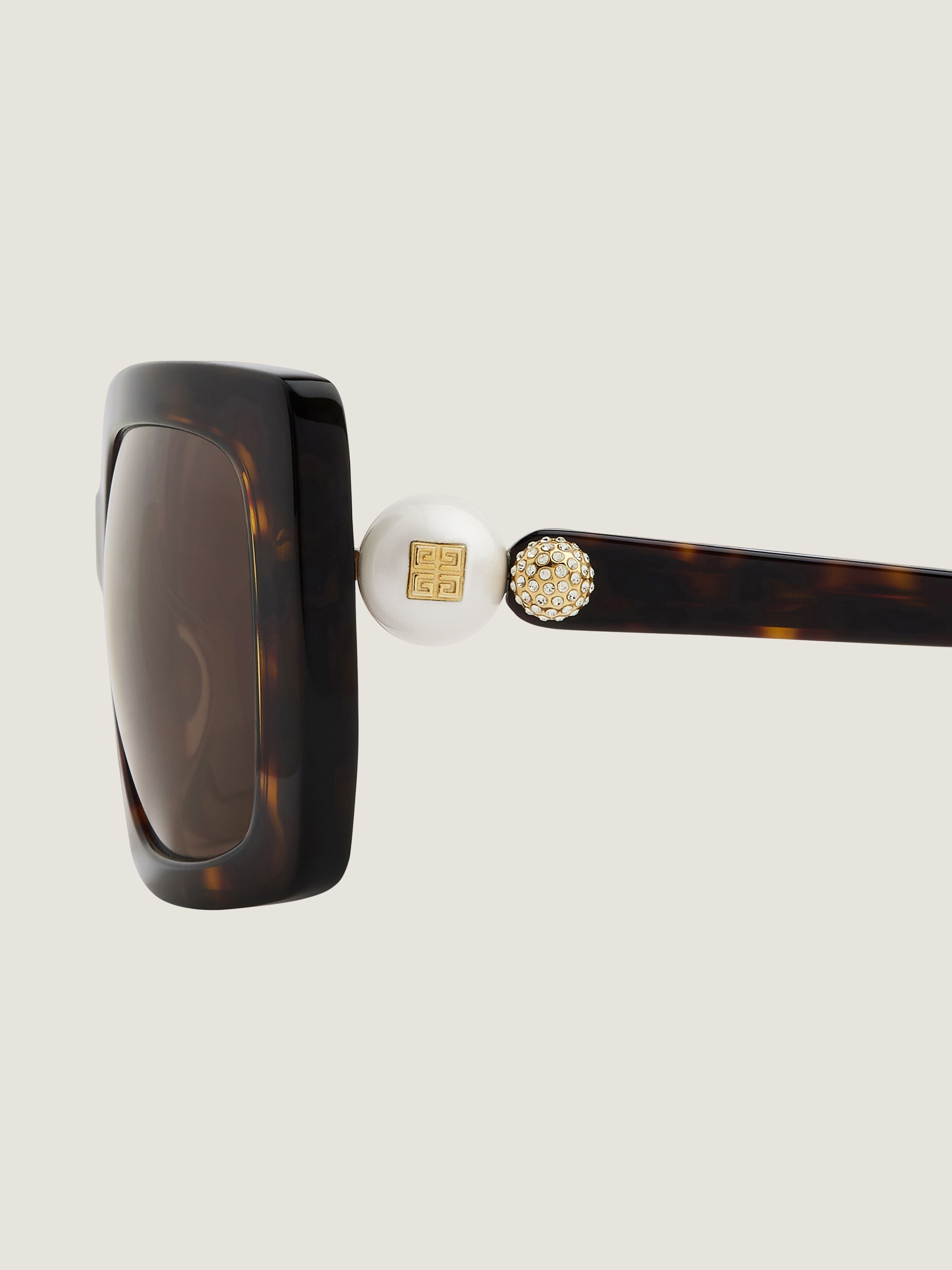 4G Pearl sunglasses in acetate with crystals